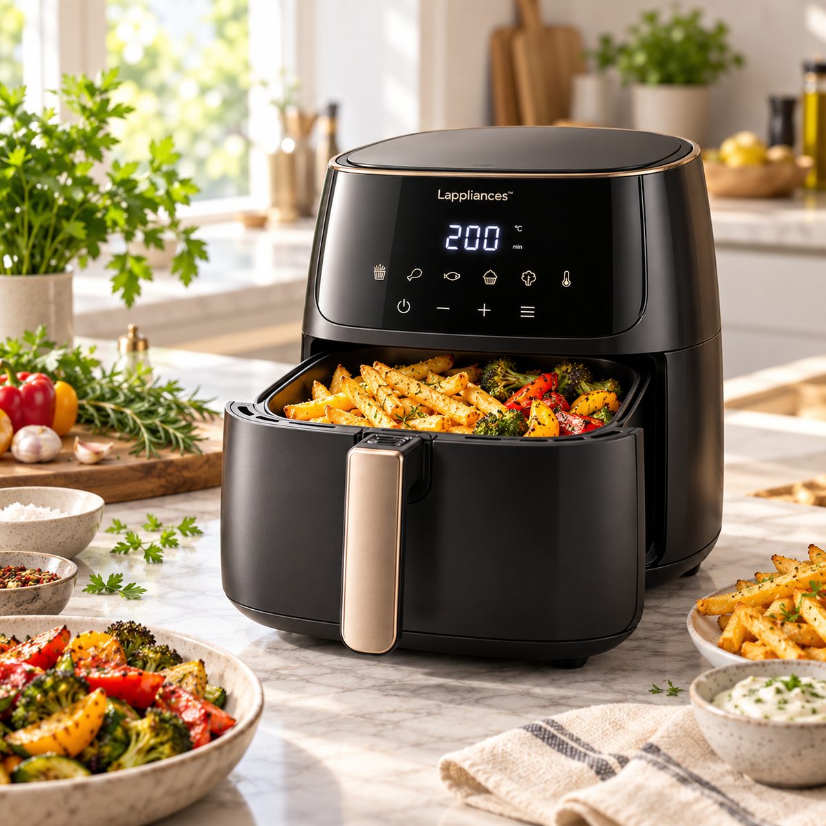 Lappliances™ Crispora AirFlow Digital Air Fryer