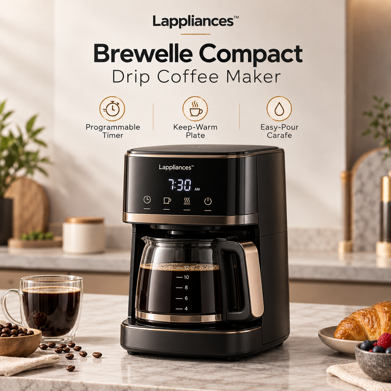Lappliances™ Brewelle Compact Drip Coffee Maker