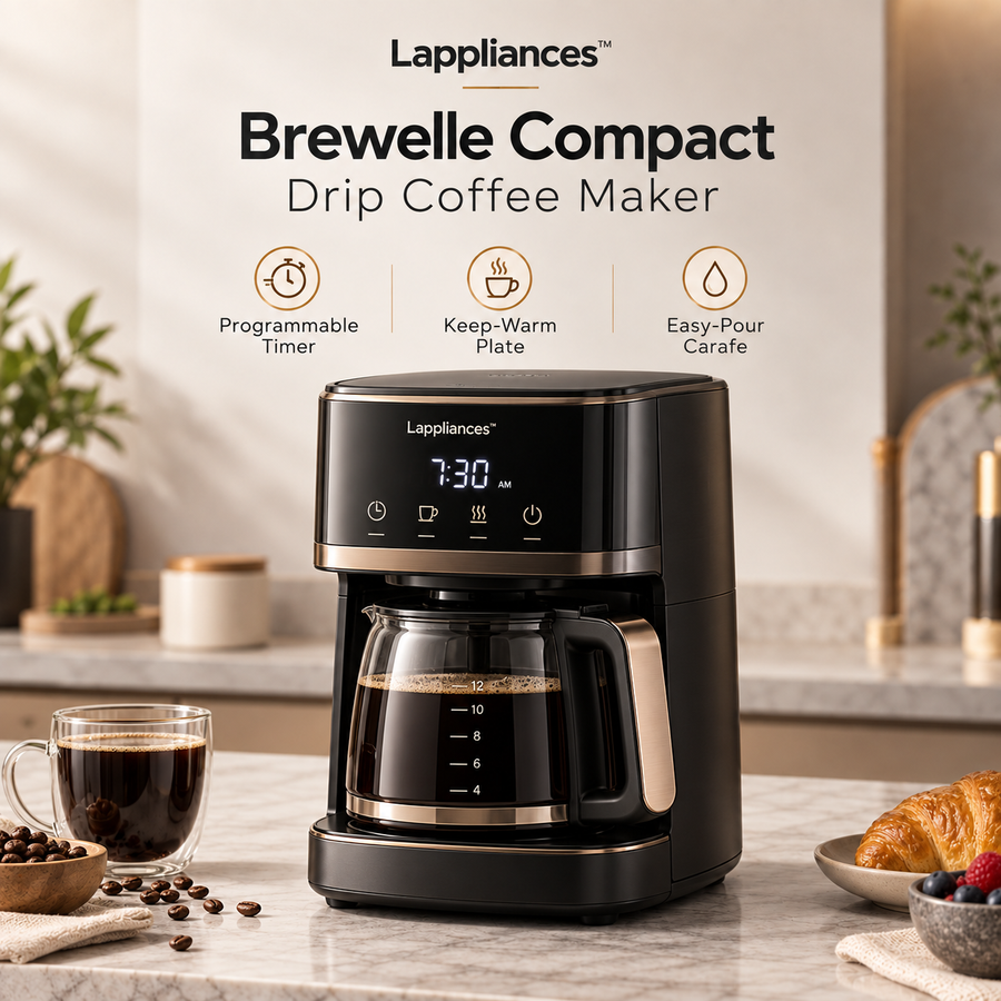 Lappliances™ Brewelle Compact Drip Coffee Maker