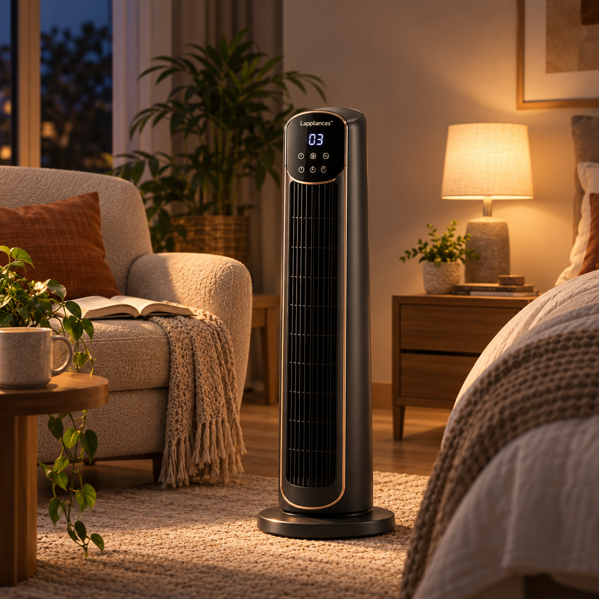 Lappliances™ Airlisse QuietFlow Tower Fan
