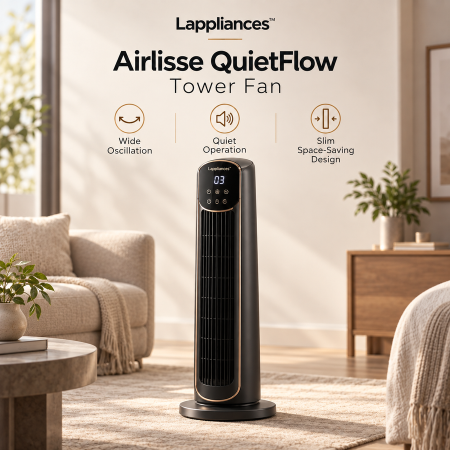 Lappliances™ Airlisse QuietFlow Tower Fan